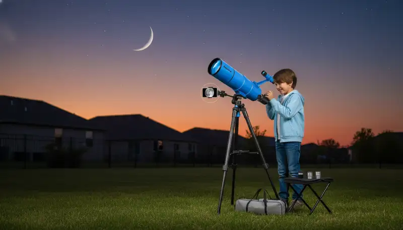 Kinder Teleskop nutzen: Erste Schritte am Sternenhimmel