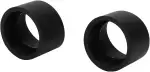 Schwarze Gummi-Okularabdeckung Mikroskop Okularabdeckungen Okularschutz EIN Paar 36 mm Innendurch...