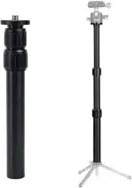 Stativ Verlängerung Mittelsäule Extender Teleskopstange 3 Abschnitte Stange für Fotostudio Einbeinstativ DSLR Kamera Mikrofonständer
