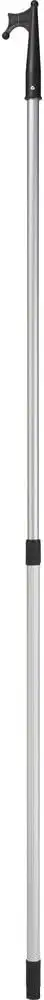 AWN Bootshaken teleskopierbar 1,17–2 m, schwimmfähig, aus eloxiertem Aluminium, Rutschfester Griff, robuster Nylon-Haken, leicht & stabil, Anlegehilfe & Bootszubehör
