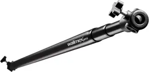 Walimex pro Teleskop Hintergrundstange 120-307cm - Transportabel, Stufenlos Ausz