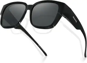 Meeloog Polarisierte Überbrille Sonnenbrille für Damen, Brillenträger, UV400 Sch