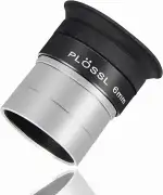 SOLOMARK 1,25 Zoll vollständig mehrfachvergütetes Plössl-Teleskop-Okular 6 mm 4-Element-Plössl-Design Teleskopzubehör Astronomiegeschenke Gewinde für Standard-1,25-Zoll-Astronomiefilter