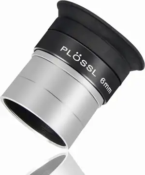 SOLOMARK 1,25 Zoll vollständig mehrfachvergütetes Plössl-Teleskop-Okular 6 mm 4-