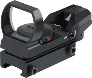 Feyachi Red Dot Visier Red Green Leuchtpunktvisier Reflex Sight mit einstellbare