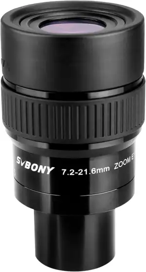 Svbony SV191 Zoom Teleskop Okular 1.25inch, 7.2-21.6mm Parfocal Telescope Objekt