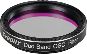 Svbony SV220 Astro Dual Schmalbandfilter, 1.25" 7nm H-Alpha OIII Filter, Reduzie