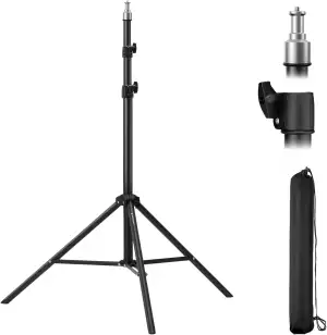 K&F CONCEPT Fotografie Lichtstativ, 230CM Metal Light Stand für Studio-Fotograph
