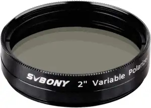 Svbony SV128 Okularfilter 2-Zoll, Mondfilter Variabel zum Betrachten des Mondes 