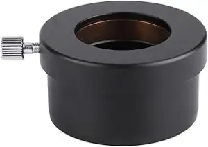 Teleskop-Okular-Adapter 2 Zoll auf 1,25 Zoll, Schwarzes Metall, Teleskop-Okular-