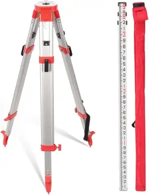 3M Teleskop-Nivellierlatte & Vermessungsstativ-Set, Hochleistungs-Vermessungsset