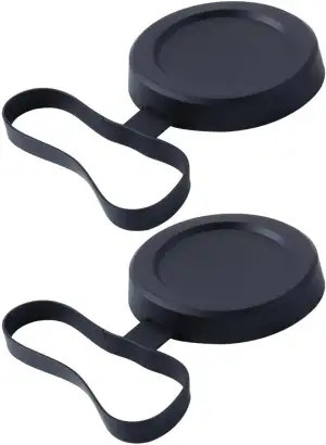 2 Stück Silikon-Objektivdeckel für Fernglas, Monokular, Innendurchmesser 61–63 m