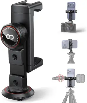 Lamicall 3-IN-1 Handyhalterung Stativ Adapter - [TOP Voll-Alu-Legierung] Metall 