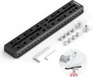 NEEWER 230mm Schienenleiste Vixen Stil Schwalbenschwanzplatte, Metall Sattel mit