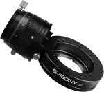 Svbony SV238 Off-Axis-Guider (OAG) mit 8x14 mm großer Fläche Prisma, 12,5 mm Gehäusedicke CNC Führungsfernrohr, mit Doppelhelikalfokussierung, mit M54, M48 Adapter, für Astrofotografie