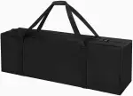 Babenest 97L Lange Reisetasche, Große Aufbewahrungstasche mit Upgrade Reißverschluss für Damen und Herren, Wasserdicht Faltbar Transporttasche Trainingstasche, Gym, Reisen, Schwarz 104x26x36cm