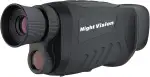 Digitales Nachtsicht-Monokular, 40 MP, 2,5 K, Infrarot-Teleskop, 984 Fuß, Nachtsicht-Entfernungsunterstützung, Foto- und Videoaufzeichnung, 8-facher digitaler Zoom für Outdoor-Camping, Jagd