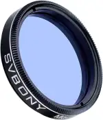 Svbony Mondfilter für Teleskop 1.25", Teleskopfilter mit Eloxierter Schale, Optischem Glas aus Aluminiumlegierung, Teleskop Okular Zubehör für Sternenhimmel Mond Beobachtung