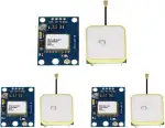 GPS Modul,GY-NEO6MV2 NEO-6M GPS-Flugsteuerungsmodul 3V-5V mit superstarker Keramikantenne für Arduino EEPROM APM 2.5(3 Stück