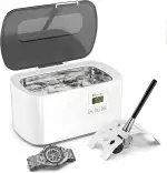 Ultraschallreinigungsgerät Ultraschallreiniger Ultraschallgerät KECOOLKE Sonic Cleaner mit digitalem Timer für Brillen, Ringe, Münzen, Fingerringe, Geld