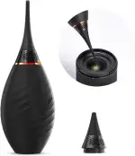 K&F CONCEPT Weichgummi Blasebalg Reinigung, mit Weicher Silikonspitze von Objektiv, Kamera, Senso...