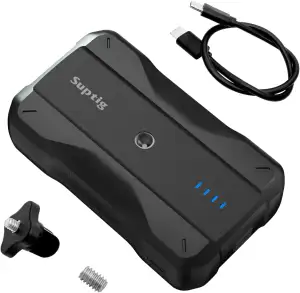 Suptig Tragbares Ladegerät 9000mAh Akku Pack Power Bank kompatibel für Gopro, Ca