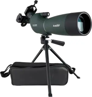 Svbony SV28 25-75x70 Spektiv mit Stativ, HD BAK4 Prisma FMC, Spektive Sportschüt