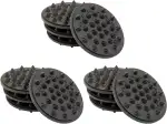 Oehlbach Shock Absorber - Hochwertige Schwingungsdämpfer für Subwoofer, Lautsprecher, Verstärker & Plattenspieler - Vibrationsschutz, Lautsprecherfüße, 12er-Set, Schwarz