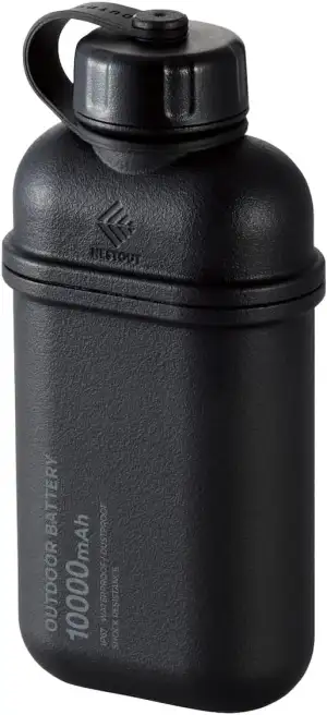 ELECOM NESTOUT Portable Charger, 10000mAh Outdoor Battery Power Bank, 20W USB-C 