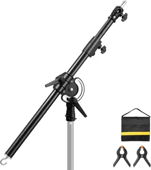 SOONPHO Auslegerarm Pro Galgen Gegengewicht 83-158cm mit Beschwerungstasche und 1/4" 3/8".Schwarz...