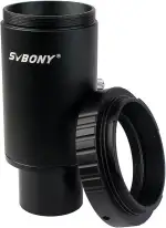 Svbony Teleskop Kamera Adapter 1,25",M42 Projektionsadapter,Aluminium T2 T Mount Adapter Kompatibel mit Canon