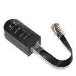 VCELINK PoE Tester, PoE Finder, Power over Ethernet Finder Checker, Strom Netzwerk Statusanzeiger, Power Over Ethernet Status Detector, Schwarz, 1 Stück