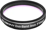 Svbony SV220 Teleskopfilter, H-Alpha & OIII, 3 nm Dualband 1,25 Zoll Nebelfilter, OD5 Teleskopzubehör, 85%+ Transmissionsrate Astronomiezubehör, für Deep Sky Astrofotografie