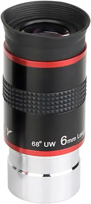 Svbony Okular Teleskop 6 mm, 68° Weitwinkel Teleskop Okular 1,25 Zoll, Teleskop-