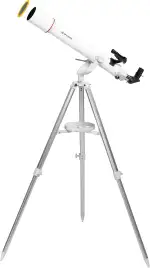 Bresser Refraktor Teleskop NANO AR-70/700 AZ mit Aluminium 3-Bein-Stativ, Azimutaler Montierung, ...