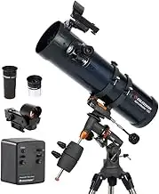 Celestron 31051 AstroMaster 130EQ Motor Drive Newtonian Reflector Telescope, Dar