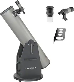 Omegon Dobson Teleskop Advanced X N 203/1200 | Spiegelteleskop für Einsteiger | 