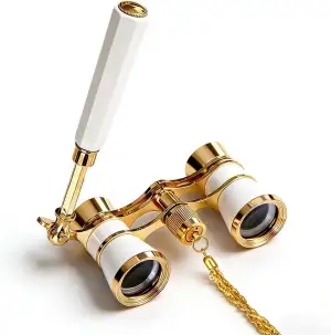 Faltbares Opernglas 3x25 Theaterfernglas Vintage für Damen & Mädchen – Kompaktes