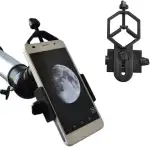 Solomark Universal Telefon Adapter und Mount Stativ-Halterung für Smartphone Sony Samsung Moto - Kamera- Spektiv/Teleskop/Mikroskop/Ferngläser