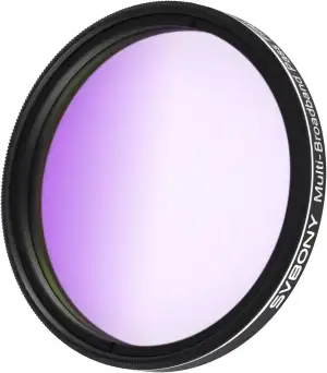 Svbony SV260 Teleskopfilter, 2'' Multi-Bandpassfilter, Grenzwerttiefe OD4, Licht