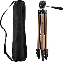 Amazon Basics Kamerastativ, 127,0cm/50,0in, Leicht, mit Tasche, Höhenverstellbar