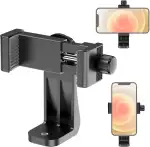 Lammcou Stativhandyhalterung Handy Stativ Adapter Zubehör für Stativ Selfie Stick Einbeinstativ, vertikale und horizontale Handy-Halter Tripod Smartphone Clip Mount