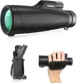 Usogood 12x52 Monokular Teleskop Erwachsene,HD Monokular Fernrohr mit BAK4 Prisma und FMC Beschichtung, für Vogelbeobachtung, Jagd, Wandern