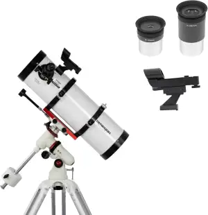 Omegon Teleskop Advanced 130/650 EQ-320 | Astronomie-Spiegelteleskop | Lichtstar