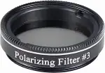 SOLOMARK 1,25" Polarisationsfilter Nr. 3 für Teleskope und Okulare – Reduziert Blendung – Bietet ...