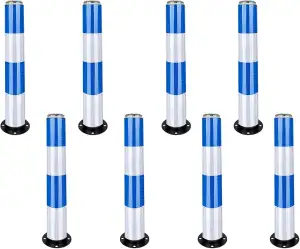 Solarpoller mit intelligentem Fotosensor, LED und reflektierendem Design für ver