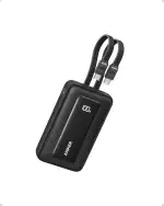 Anker Zolo Powerbank (2025 Upgrade), 45W Schnellladung, 20000 mAh Akku-Pack, Zwei integrierte USB-C Kabel, 1 USB-C und 1 USB-A Port, für iPhone 17/16-Serie, Galaxy, MacBook und mehr
