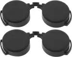 2 Stück 41-42 mm Gummi-Okularabdeckung Fernglas-Regenschutz Schutzabdeckung Okularlinsenabdeckung Linsenzubehör Kompatibel mit 8x42 10x42 12x42 Ferngläsern Schwarz