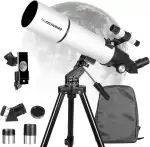 CELTICBIRD Teleskop 80 mm Öffnung 600 mm für Erwachsene, Astronomie-Anfänger astronomisches tragb...