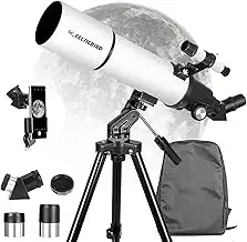 CELTICBIRD Teleskop 80 mm Öffnung 600 mm für Erwachsene, Astronomie-Anfänger ast
